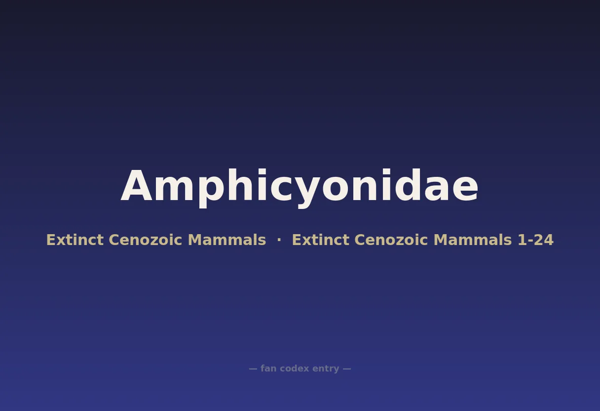 Amphicyonidae