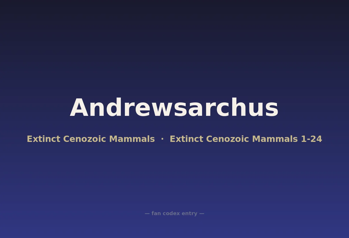 Andrewsarchus